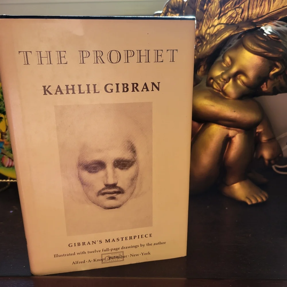 The Prophet by Kahlil Gibran Hardcover Book 1982 Edition ~ GUC